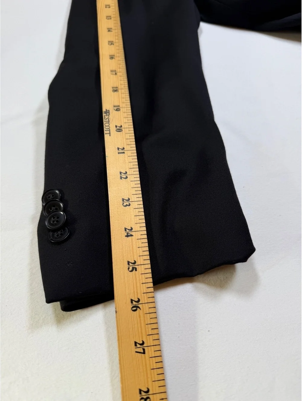 Peter Millar Men’s Black Wool Sport Coat Blazer 50T Tall 2 Button Made in Canada